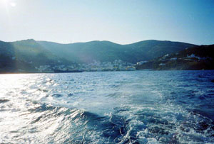 Panoramica della spiaggia di Mesachti